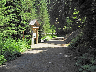 conepeak trailhead graphic